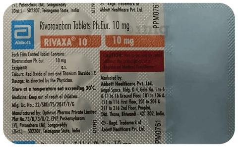 Rivaxa 10mg Tablet image