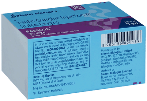 BASalog 100IU/ml Solution for Injection image BASalog 100IU/ml Solution for Injection image