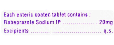Rabipraz 20mg Tablet image
