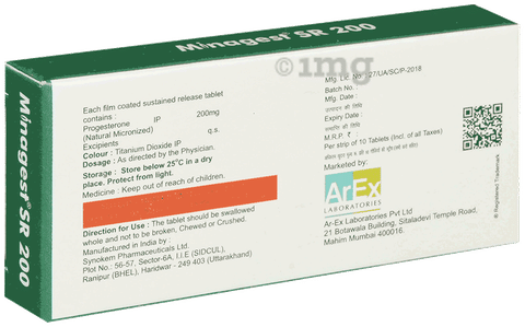 Minagest SR 200 Tablet image