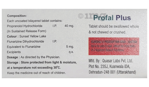 Profal Plus Tablet SR image