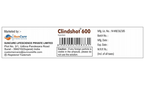 Clindshot 600 Injection image