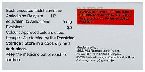 Amloshield 5 Tablet