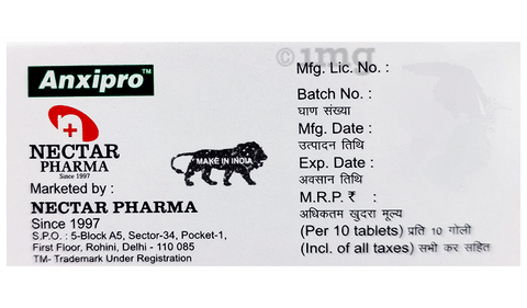 Anxipro Tablet image Anxipro Tablet image