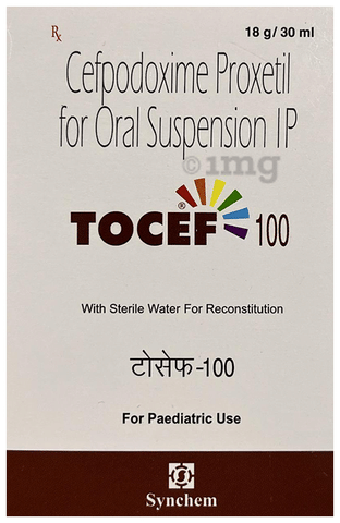 Tocef 100mg Suspension image Tocef 100mg Suspension image