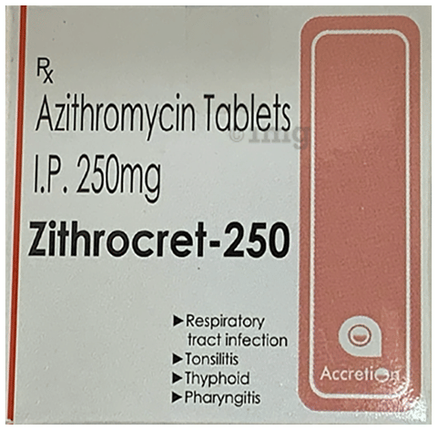 Zithrocret 250 Tablet image