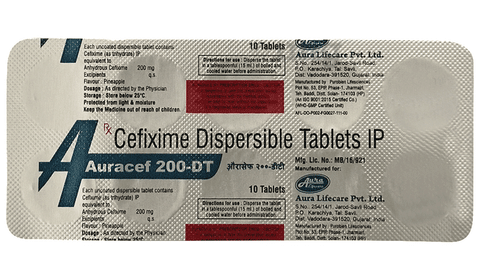Auracef 200-DT Tablet image
