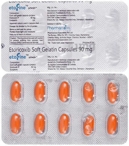 Etofine 90mg Capsule image Etofine 90mg Capsule image
