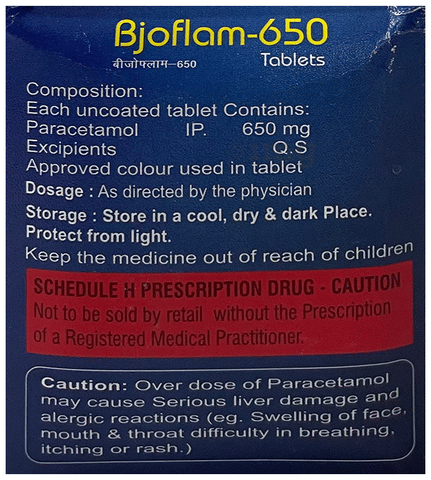 Bjoflam 650 Tablet image