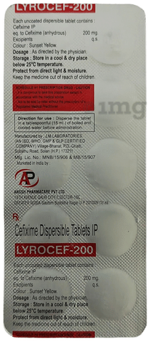 Lyrocef 200mg Tablet 3 Lyrocef 200mg Tablet 3