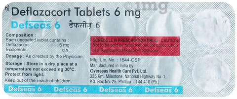 Defseas 6mg Tablet image