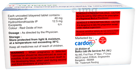 Sarmitel H 40mg/12.5mg Tablet