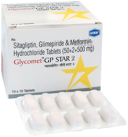 Glycomet-GP Star 2 Tablet image