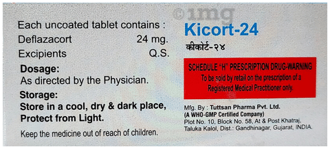 Kicort 24 Tablet image