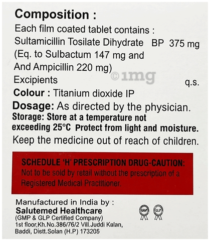Sultacor 375 Tablet image Sultacor 375 Tablet image