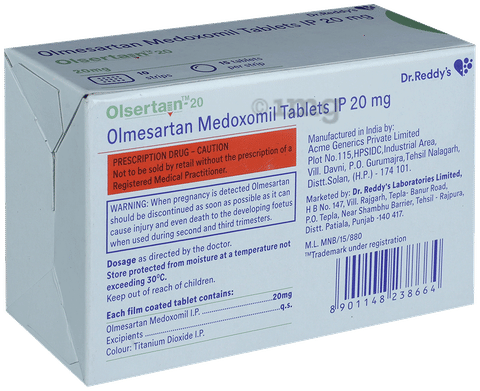 Olsertain 20 Tablet image Olsertain 20 Tablet image