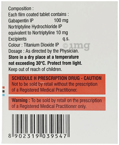 Acegaba NT 100mg/10mg Tablet image