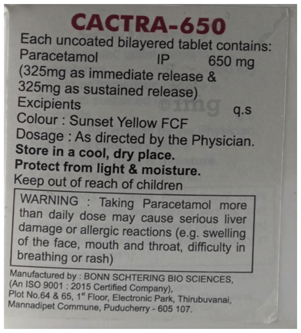 Cactra 650 Tablet SR image