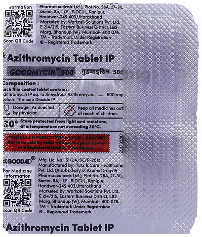 Goodmycin 500 Tablet image