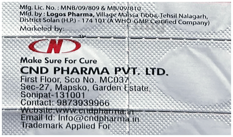Cndmada 100 Tablet image Cndmada 100 Tablet image