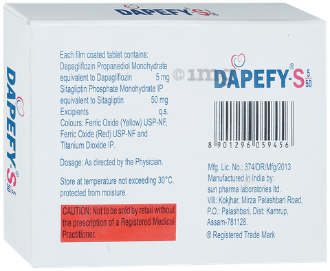 Dapefy-S 5/50 Tablet image