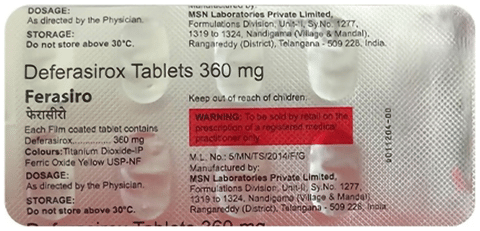Ferasiro 360mg Tablet image