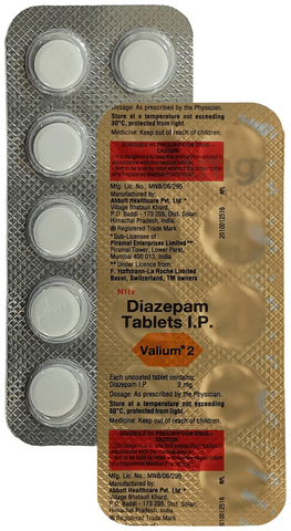 Valium 2mg Tablet image