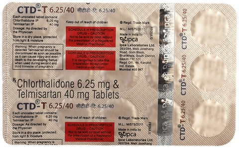 CTD-T 40/6.25 Tablet image