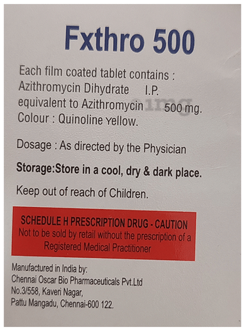 Fxthro 500 Tablet image