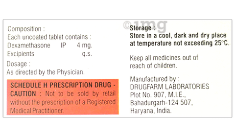 Samdex 4 MG Tablet image