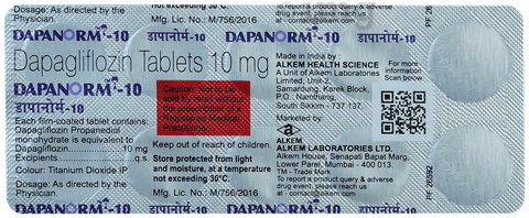 Dapanorm 10 Tablet image