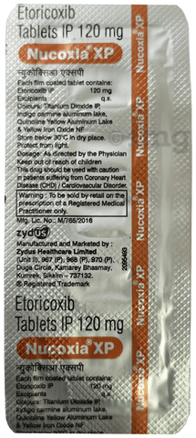 Nucoxia XP 120mg Tablet image Nucoxia XP 120mg Tablet image