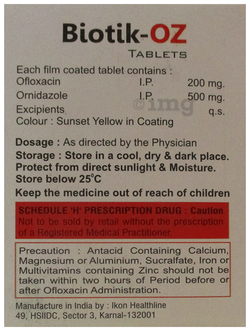 Biotik-OZ Tablet image
