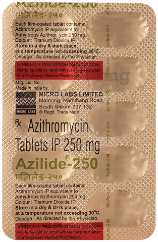 Azilide 250 Tablet