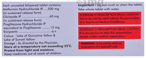 Dianorm Total 60mg/15mg/500mg Tablet SR