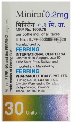 Minirin 0.2mg Tablet image