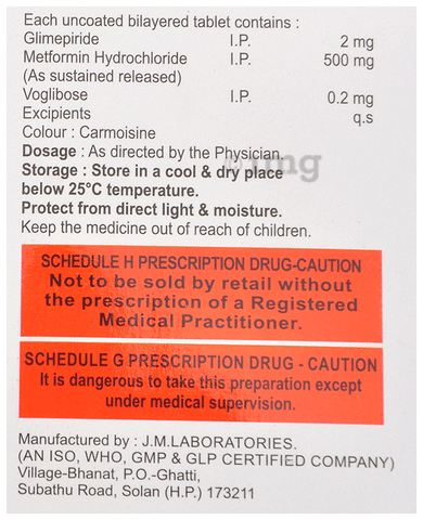Glemorstart-M V 2 Tablet SR image