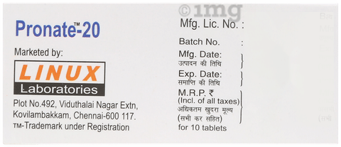 Pronate 20 Tablet image