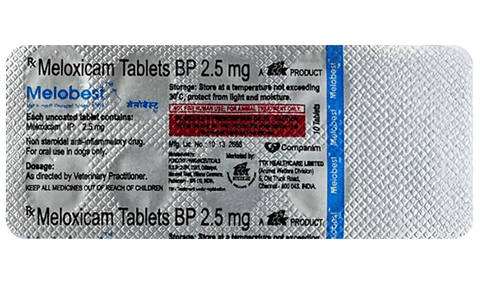 Melobest Pet Tablet for Pain Relief image