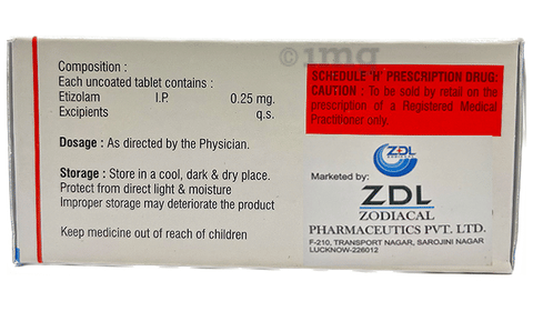 Etifree 0.25 Tablet image