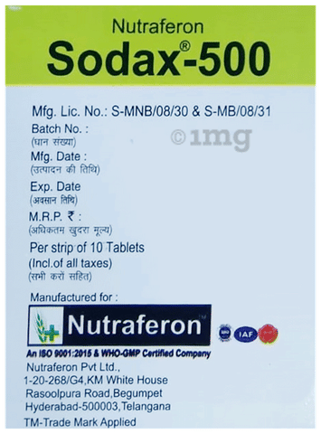 Sodax 500 Tablet image Sodax 500 Tablet image
