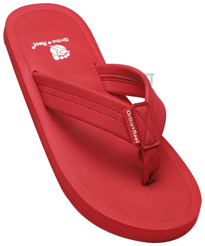 Ortho Rest M557 Soft and Comfortable Flip Flop for Men Red 11