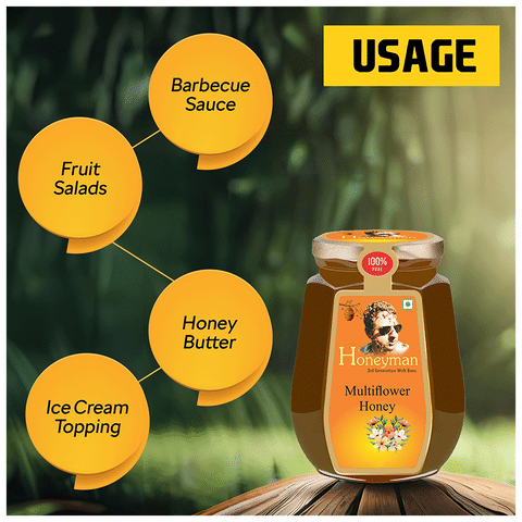 Honeyman Multiflower Honey: Buy jar of 500.0 gm Paste at best