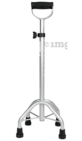 Entros ​KL948 Premium Aluminium Height Adjustable Quadripod 4 Leg Curved  Walking Stick: Buy box of 1.0 Unit at best price in India