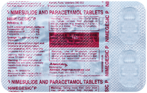 Nimegesic P Tablet image