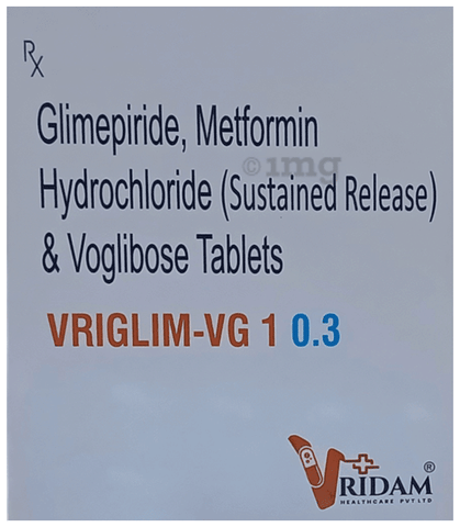 Vriglim-VG 1 0.3 Tablet SR image Vriglim-VG 1 0.3 Tablet SR image