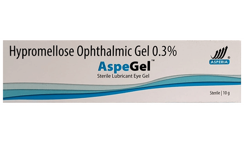 Buy Aspegel Sterile Lubricant Eye Gel Online: View Uses, Side Effects,  Price, Substitutes | 1mg