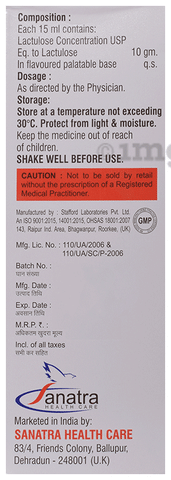 Lactosan Oral Solution Sugar Free