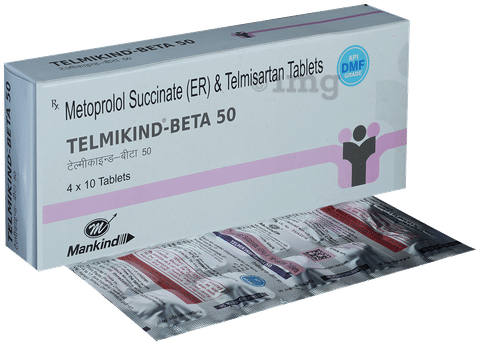 Telmikind Beta 50 Tablet ER image