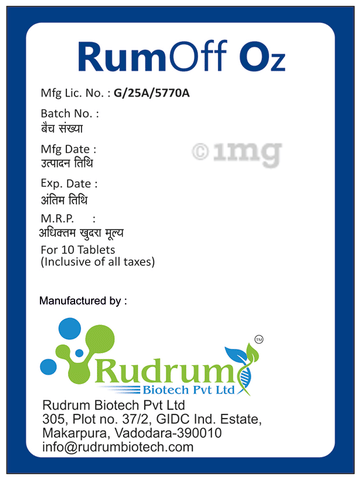 Rumoff OZ Tablet image